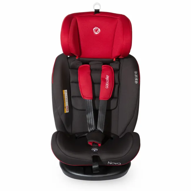 Scaun Auto Rotativ Coccolle Nova cu Isofix 0-36 Kg - Rosu