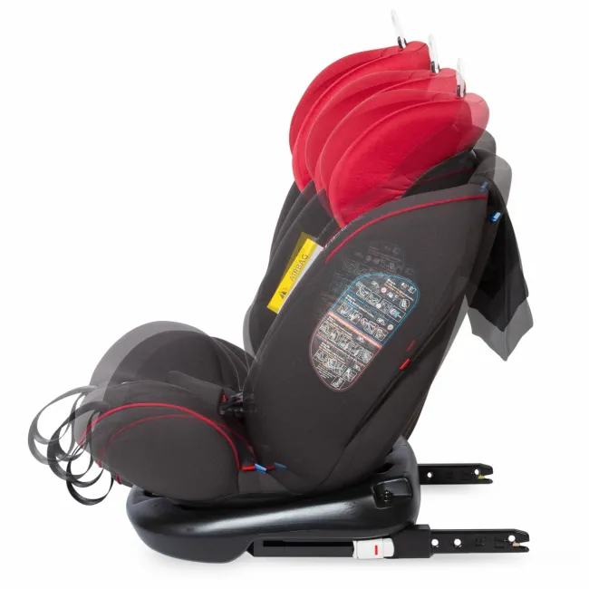 Scaun Auto Rotativ Coccolle Nova cu Isofix 0-36 Kg - Rosu
