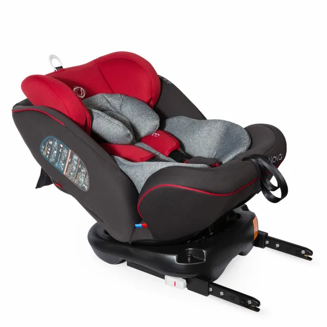 Scaun Auto Rotativ Coccolle Nova cu Isofix 0-36 Kg - Rosu