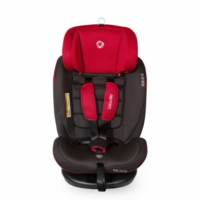 Scaun Auto Rotativ Coccolle Nova cu Isofix 0-36 Kg - Rosu