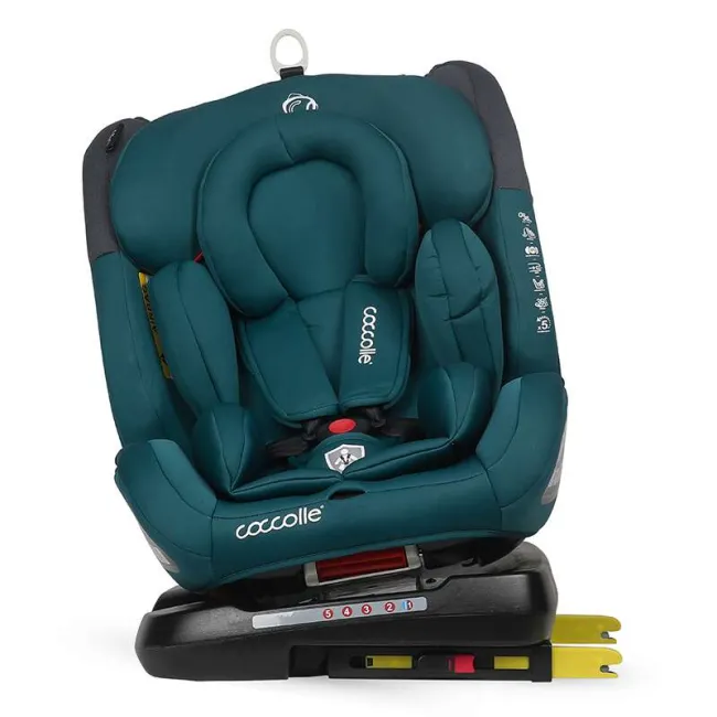 Scaun auto copii, rotativ cu isofix Coccolle Atira Hydra, 0-36 kg - Albastru