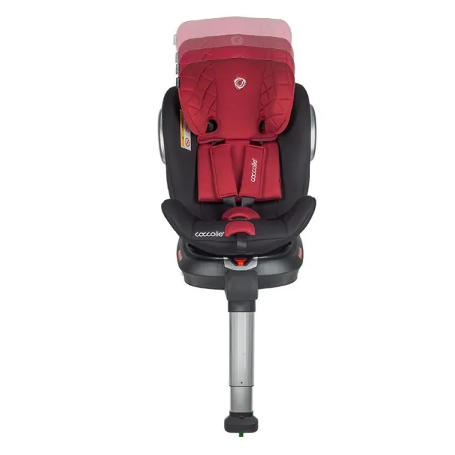 Scaun auto copii, rotativ, cu isofix, Coccole Vigo, 0-36 kg - Rosu/Negru