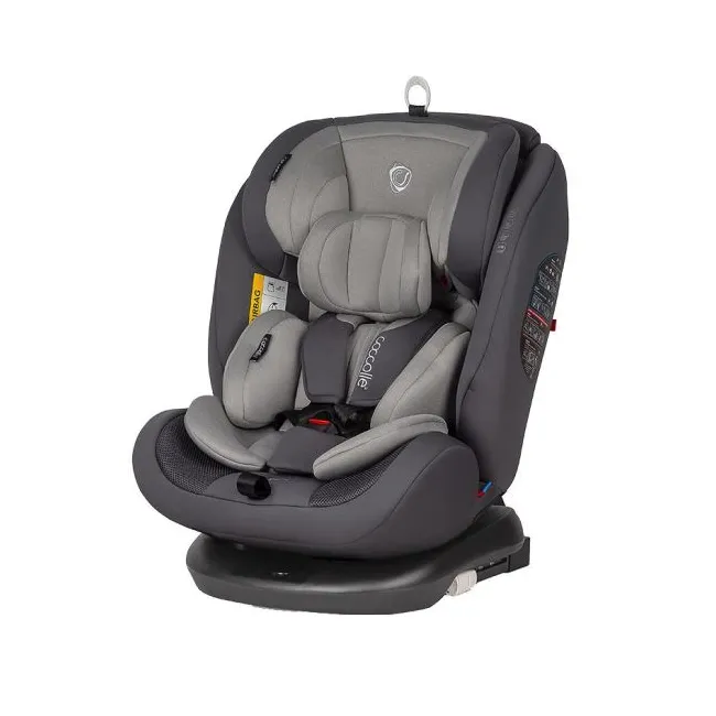 Scaun auto copii, rotativ cu isofix Coccolle Nova Moonlit, 0-36 kg - Gri