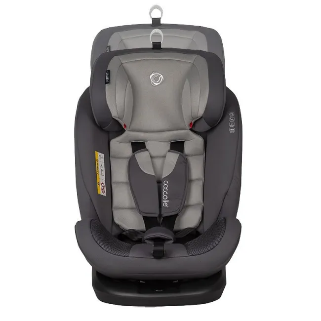 Scaun auto copii, rotativ cu isofix Coccolle Nova Moonlit, 0-36 kg - Gri