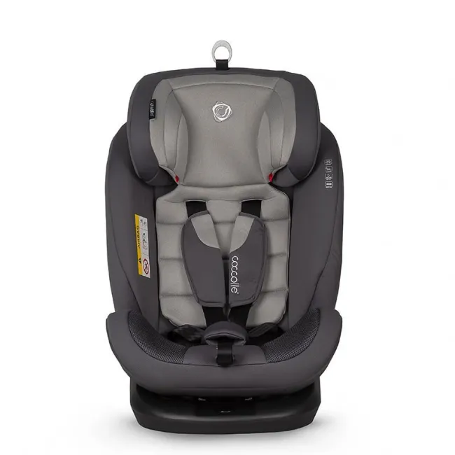Scaun auto copii, rotativ cu isofix Coccolle Nova Moonlit, 0-36 kg - Gri