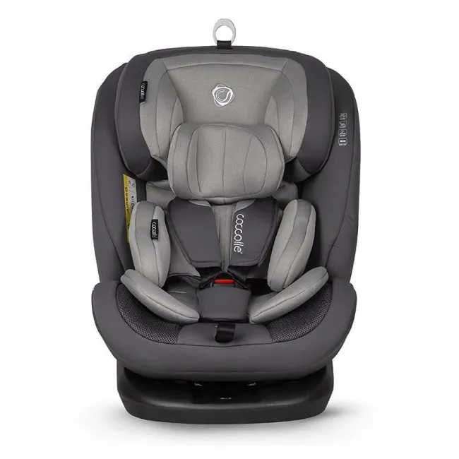 Scaun auto copii, rotativ cu isofix Coccolle Nova Moonlit, 0-36 kg - Gri