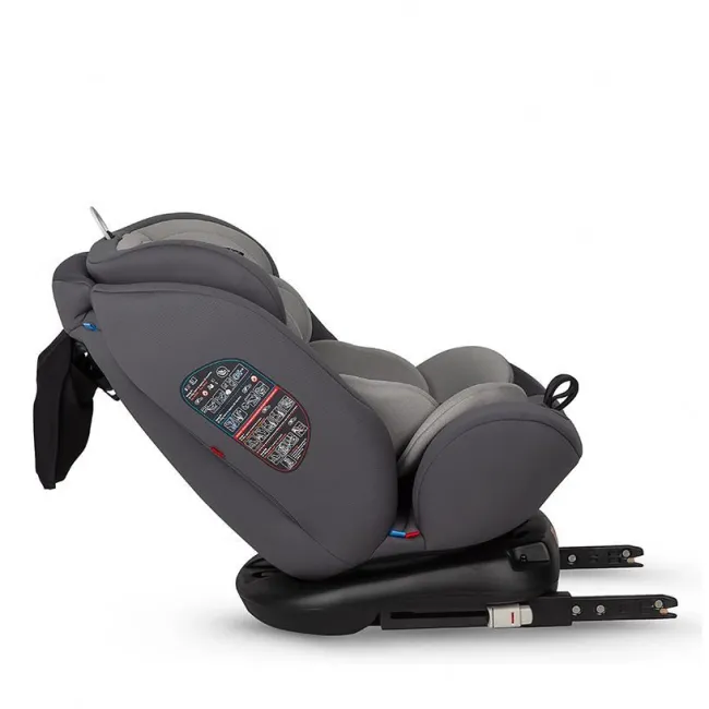 Scaun auto copii, rotativ cu isofix Coccolle Nova Moonlit, 0-36 kg - Gri