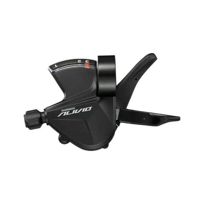 Maneta Schimbator Shimano Altus ASLM310LB - 3 Viteze, 1800 mm, Stanga, Negru