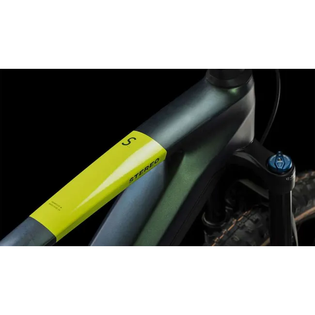 Bicicleta Electrica Cube Stereo Hybrid 140 HPC SLX 750 - 29 Inch, M, Verde-Galben