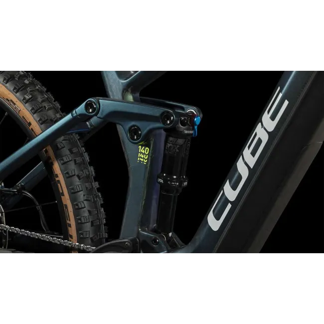 Bicicleta Electrica Cube Stereo Hybrid 140 HPC SLX 750 - 29 Inch, M, Verde-Galben