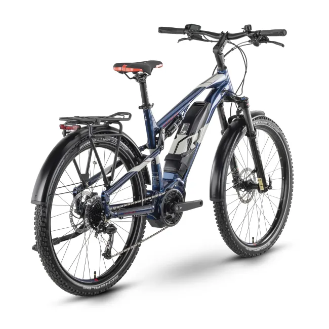 Bicicleta Electrica Oras Raymon CrossRay FS E 4.0 - 27.5 Inch, XXL, Albastru