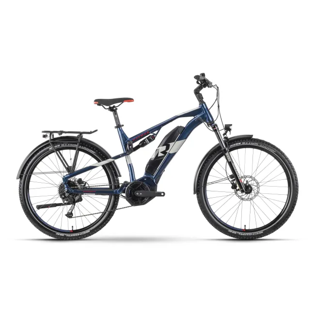 Bicicleta Electrica Oras Raymon CrossRay FS E 4.0 - 27.5 Inch, S, Albastru