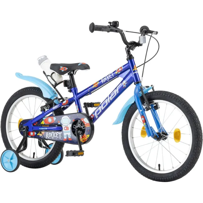 Bicicleta Copii Polar 2024 Rocket - 18 Inch, Albastru