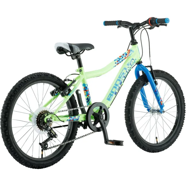 Bicicleta Copii Booster Plasma - 20 Inch, Galben-Albastru