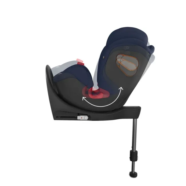 Scaun Auto Copii, cu Isofix Gb Convy-fix, 0-25 Kg - Turcoaz