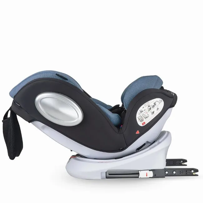 Scaun auto copii rotativ cu isofix Coccolle Lyra, 0-36 kg, Albastru