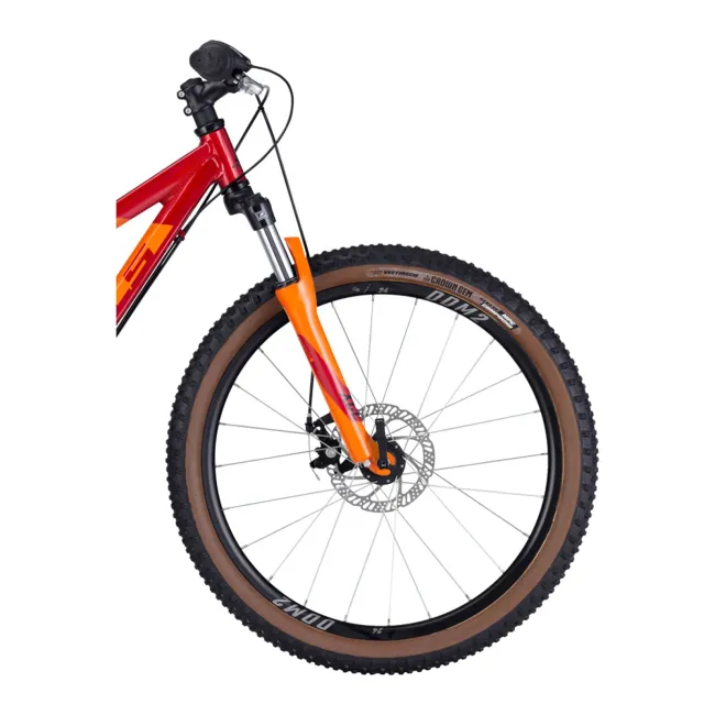 Bicicleta Copii Bulls Tokee 24 Disc - 24 Inch, Rosu
