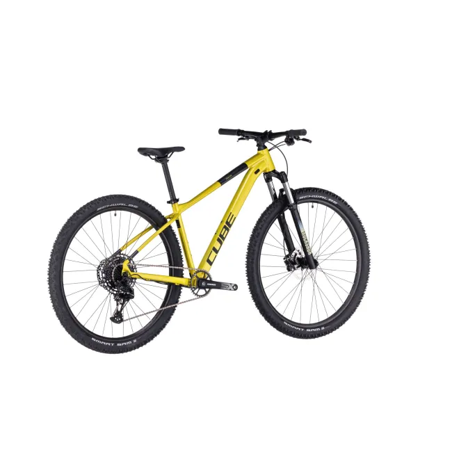 Bicicleta Mtb Cube Analog Flashlime Black 2023 - 25.7 Inch, XS, Galben, Reambalat