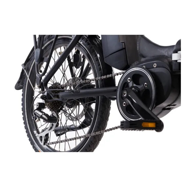 Bicicleta Electrica Pliabila Devron 20126 - 20 Inch, M, Negru