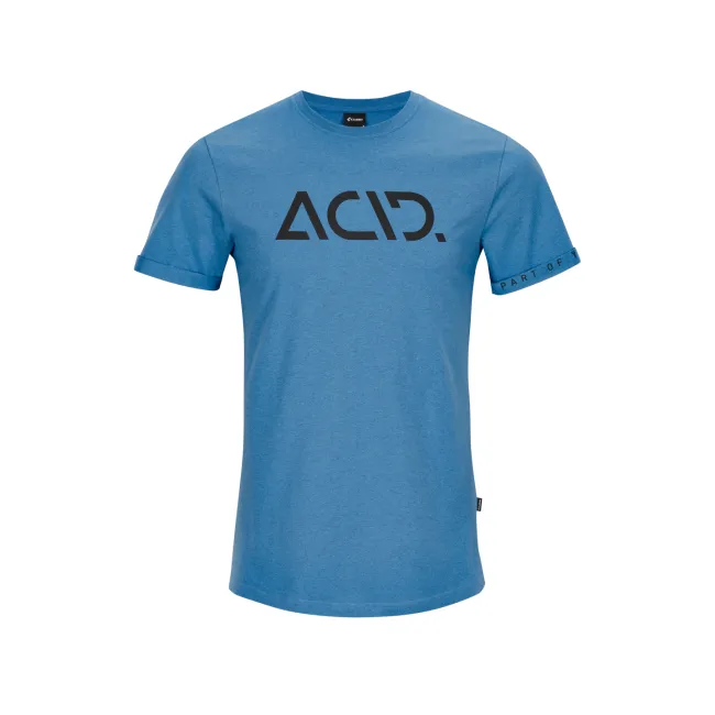 TRICOU ACID ORGANIC T-SHIRT CLASSIC LOGO BLUE M