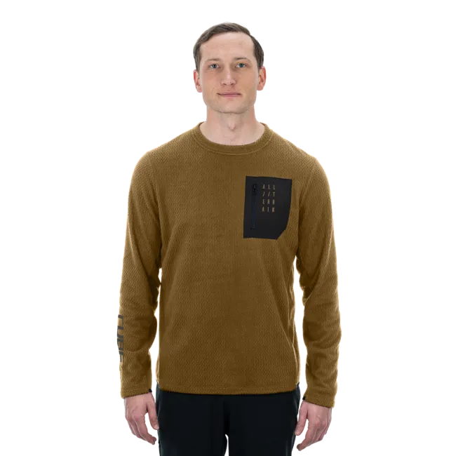 TRICOU CUBE ATX FLEECE JERSEY L/S BROWN L