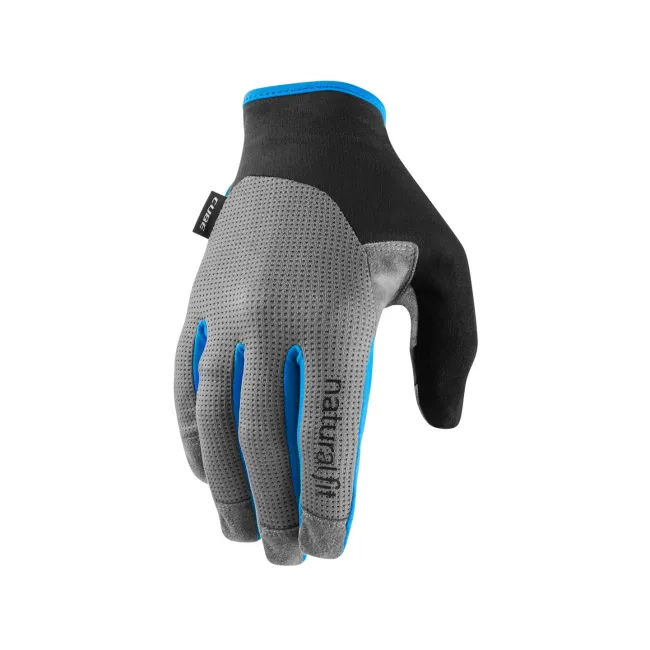 MANUSI CUBE GLOVES LONG FINGER X NF GREY - BLUE L