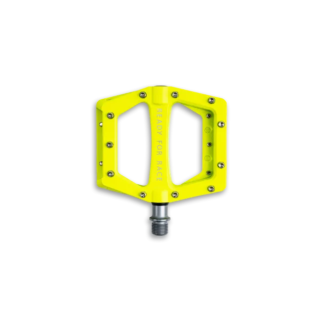 PEDALE CUBE RFR FLAT RACE GALBEN NEON