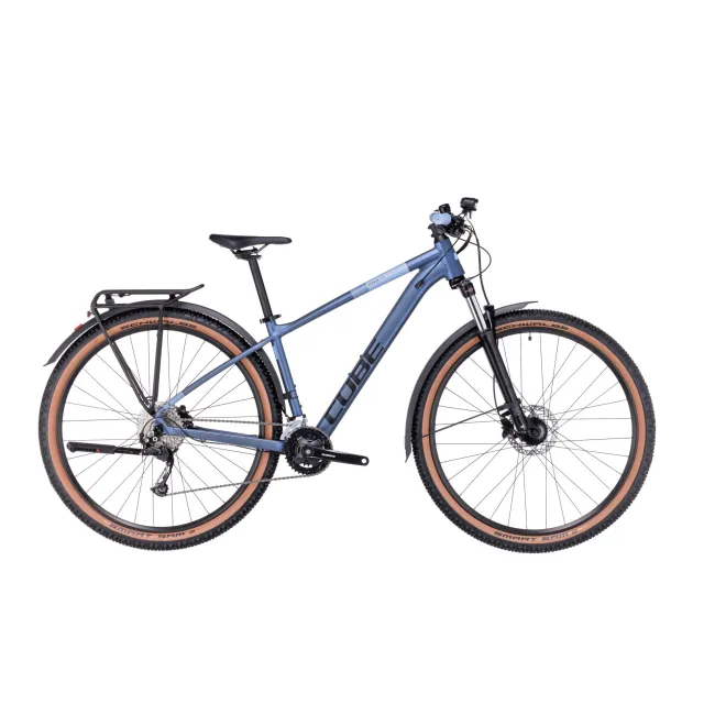 BICICLETA CUBE ACCESS WS PRO ALLROAD FLAREBLUE BLACK 2023 CADRU XS (14") - ROTI 27.5"