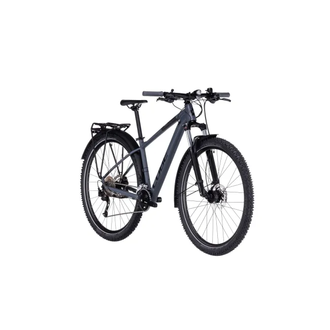 BICICLETA CUBE AIM SLX ALLROAD Grey Black 2023 cadru S (16") - roti 27.5"