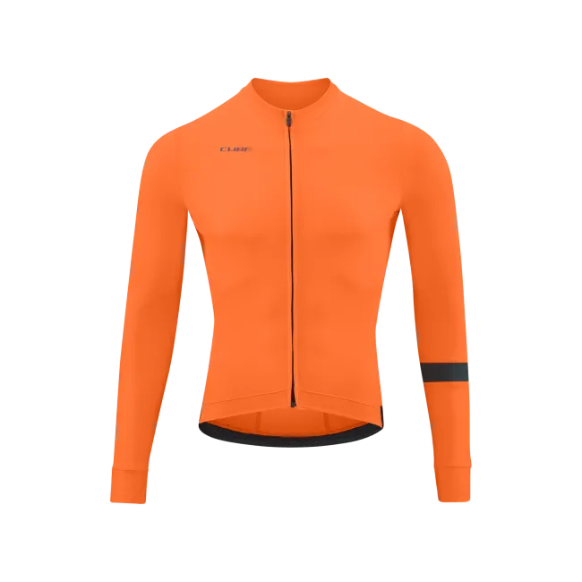 TRICOU CICLISM CUBE BLACKLINE JERSEY L/S ORANGE M