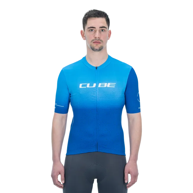 TRICOU CICLISM CUBE BLACKLINE JERSEY RACE S/S BLUE XL