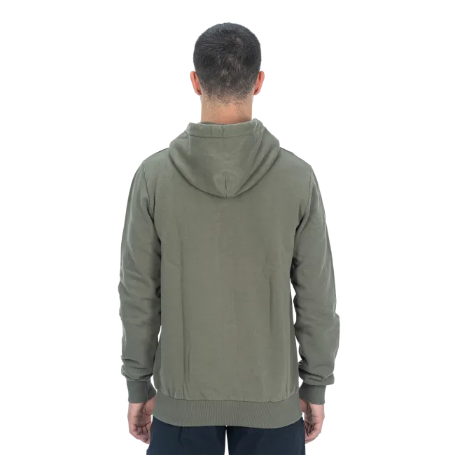 HANORAC CUBE ORGANIC ZIP HOODIE OLIVE S