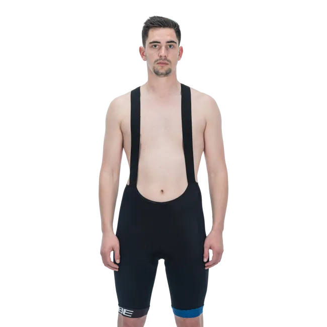 PANTALONI CUBE TEAMLINE BIB SHORTS BLACK BLUE M M