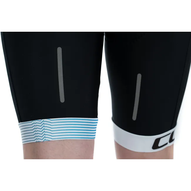 PANTALONI CUBE TEAMLINE BIB SHORTS BLACK WHITE XL