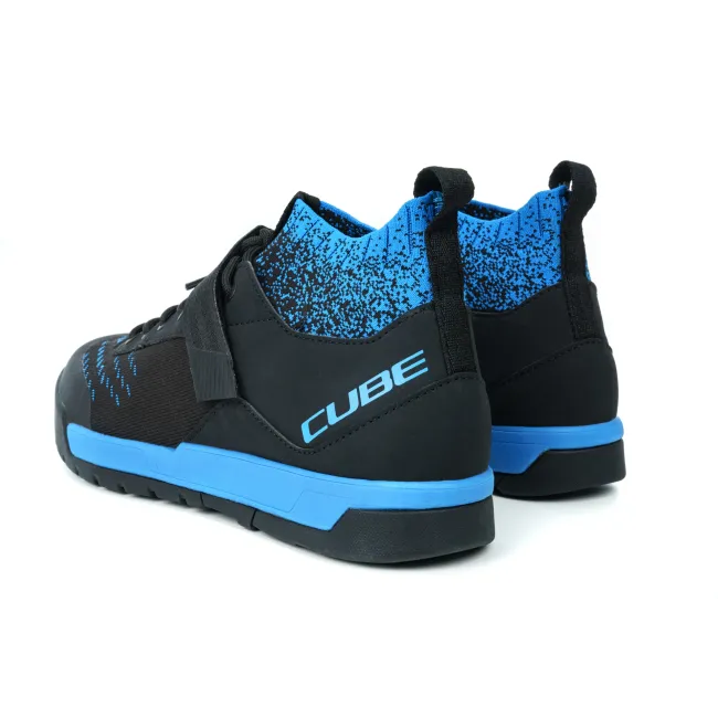 PANTOFI CICLISM CUBE SHOES GTY STRIX BLACK BLUE 41