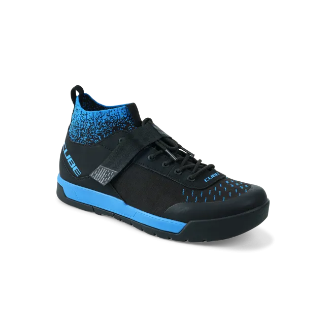 PANTOFI CICLISM CUBE SHOES GTY STRIX BLACK BLUE 43