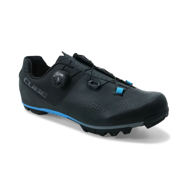 PANTOFI CICLISM CUBE SHOES MTB PEAK PRO BLACK BLUE 41