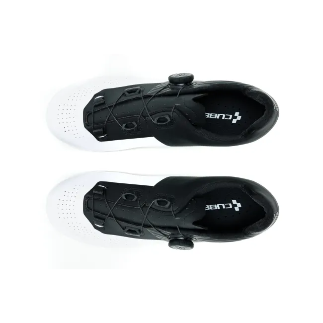 PANTOFI CICLISM CUBE SHOES RD SYDRIX PRO BLACK WHITE 42