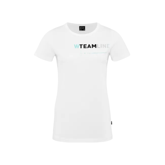 TRICOU CUBE ORGANIC WS T-SHIRT TEAMLINE WHITE L (40)