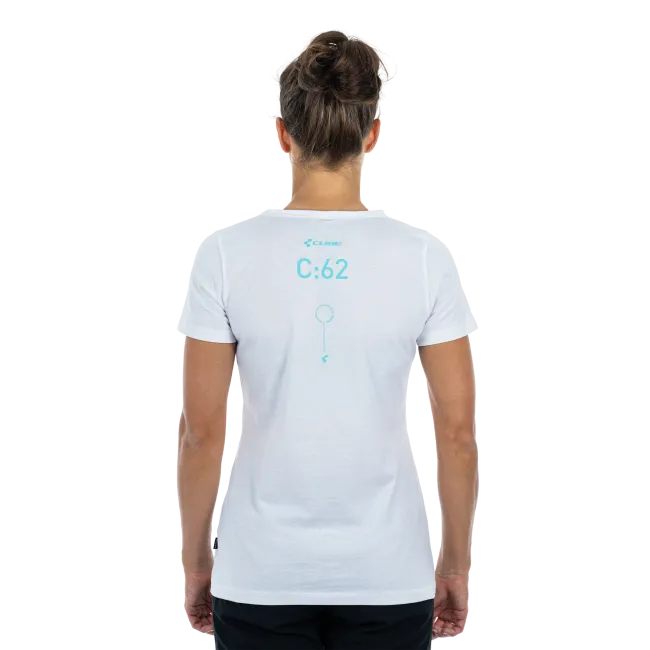 TRICOU CUBE ORGANIC WS T-SHIRT TEAMLINE WHITE S (36)