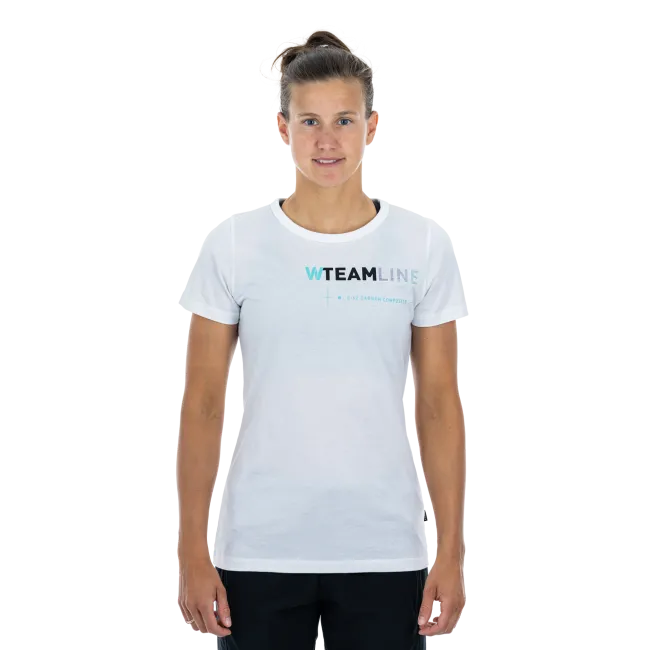 TRICOU CUBE ORGANIC WS T-SHIRT TEAMLINE WHITE XL (42)