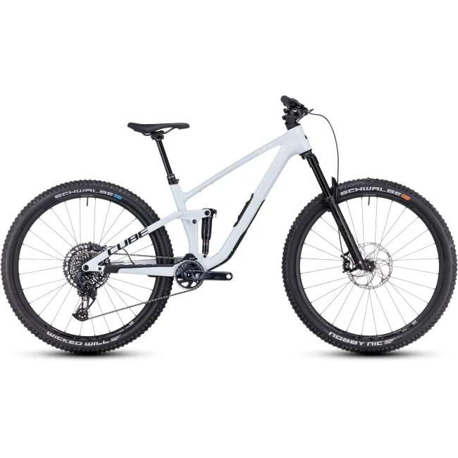 BICICLETA CUBE STEREO ONE44 C:68X SLX FROSTWHITE BLACK 2023 M