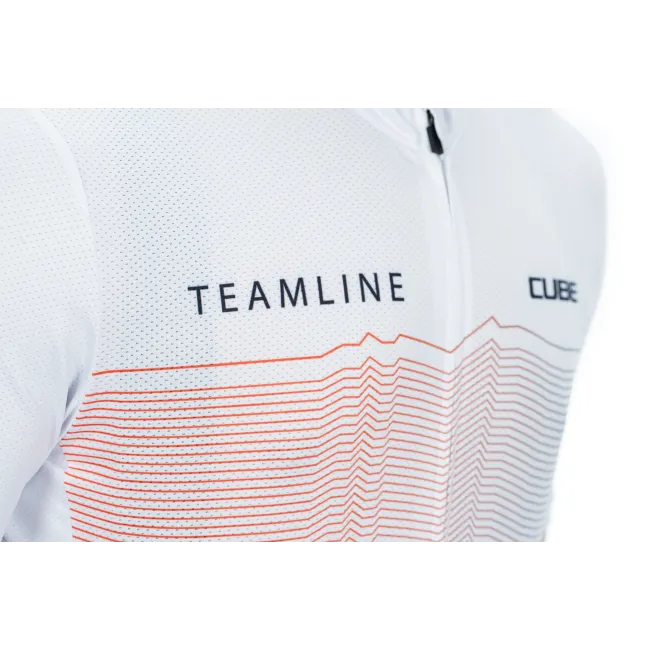 TRICOU CUBE TEAMLINE CMPT S/S WHITE M