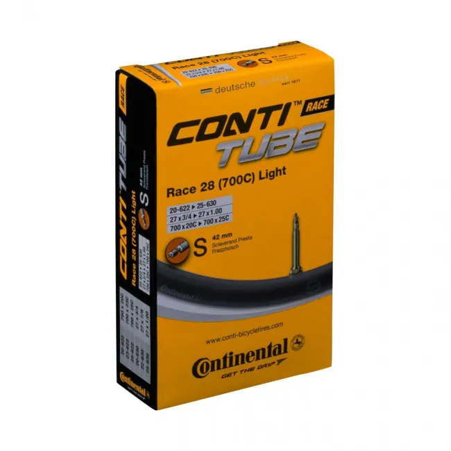 Camera bicicleta Continental Race 28 Light S42 18/25-622/630