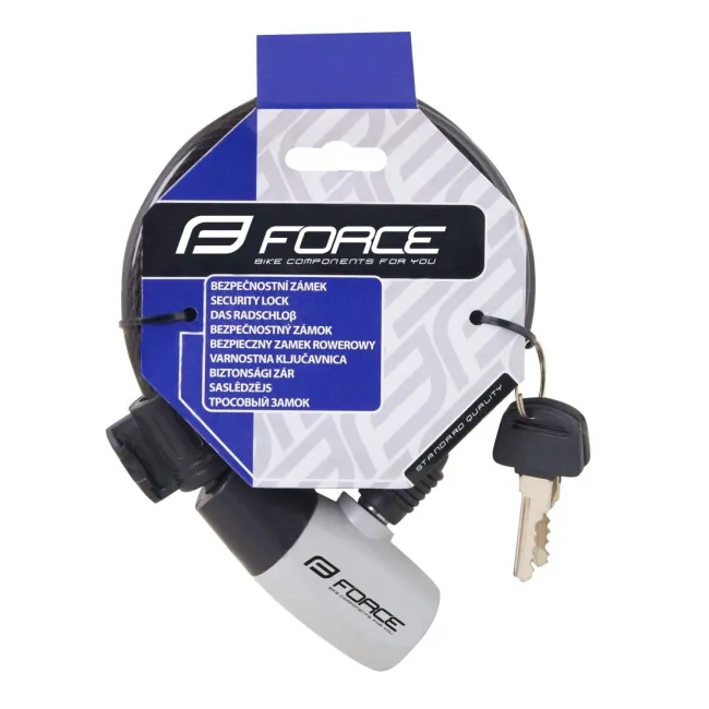 Lacat Force Ron 185 cm/ 8 mm negru