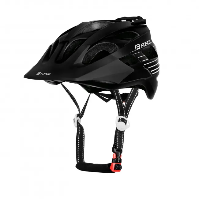 Casca Force Raptor MTB negru/alb L-XL (58-62 cm)