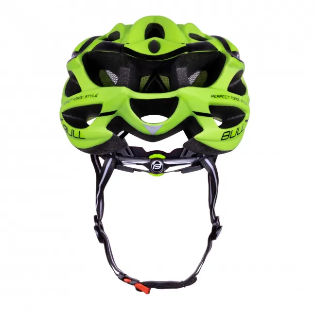 Casca Ciclism Force Bull, S-M, Fluo-Negru