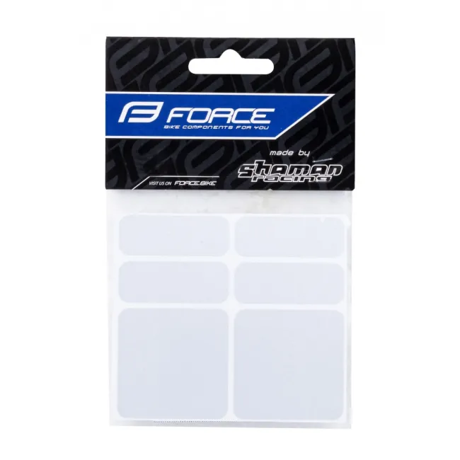 Set Protectie cadru Force autocolante, 6 buc, argintiu reflectorizant