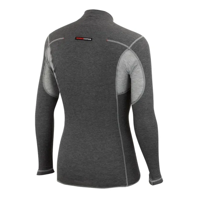 Bluza de corp cu maneca lunga Castelli Flanders Warm LS, Gri, S