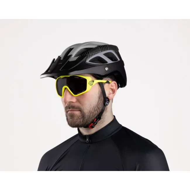 Casca Force Aves MTB E-bike, Gri/Negru Mat L-XL (58-61 cm)